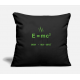 Life Equation Black Pillow